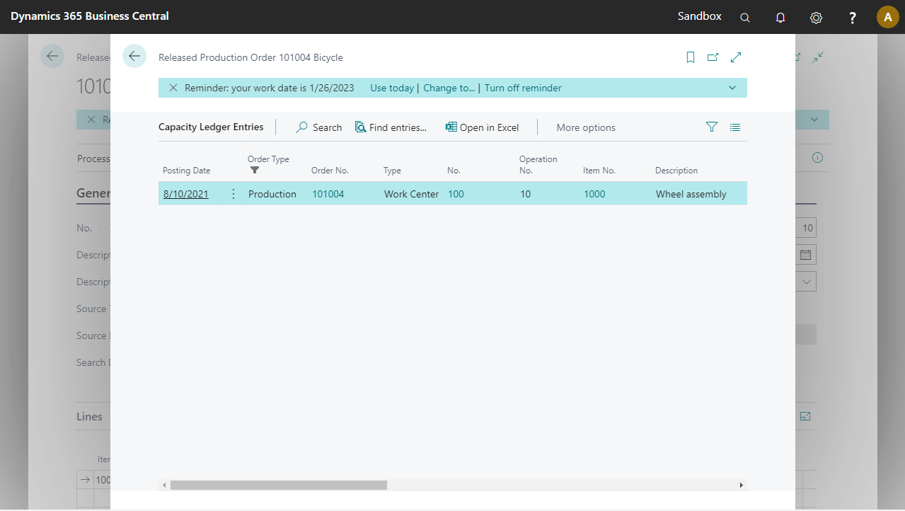 New Capacity Ledger Entry