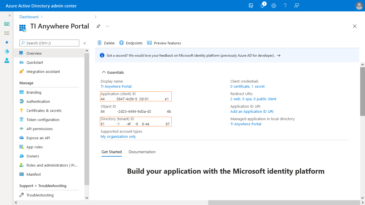 App registration overview