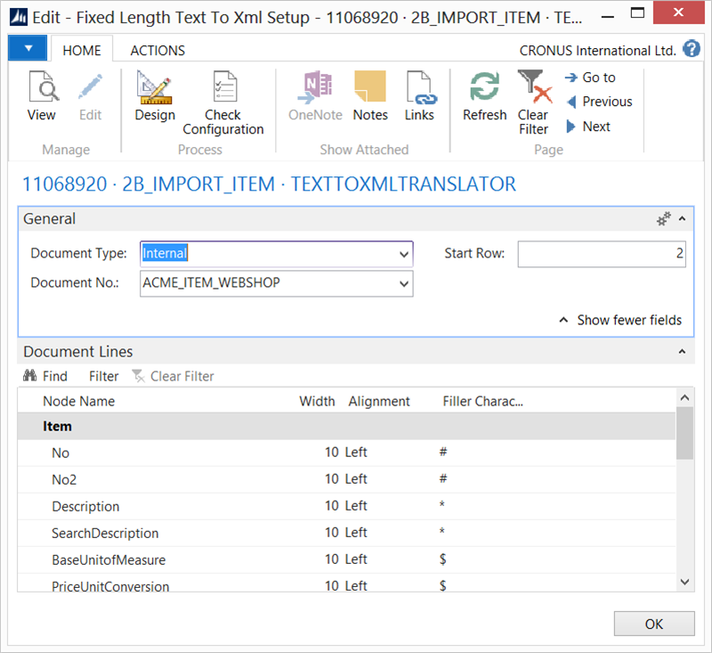 Text to XML Translator Setup