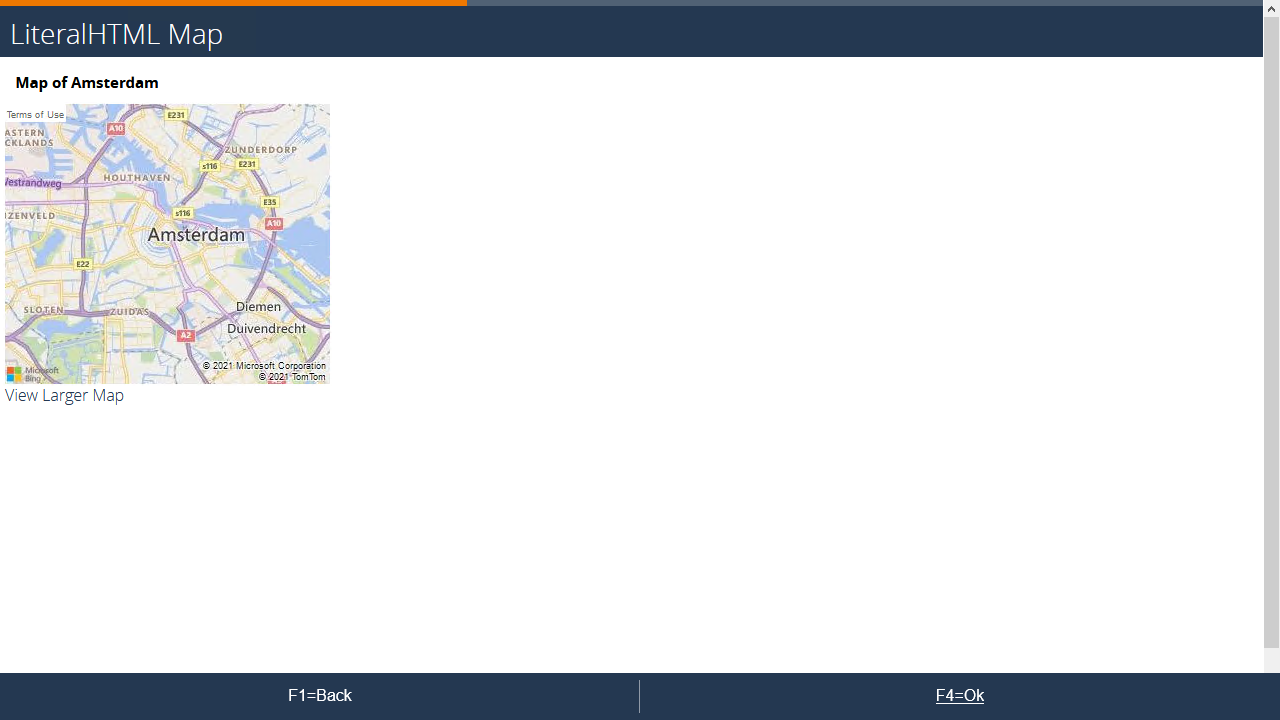 Embed Map Example