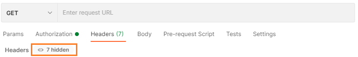 Postman Hidden Headers