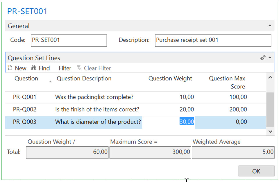 Question Sets